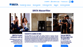 What Brita.de website looked like in 2023 (1 year ago)
