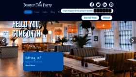 What Bostonteaparty.co.uk website looked like in 2023 (1 year ago)