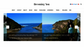 What Becomingyou.co.za website looked like in 2023 (1 year ago)