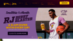 What Boosterjuice.com website looked like in 2023 (1 year ago)
