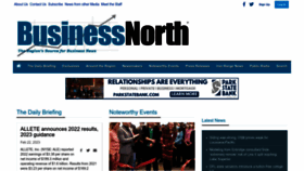 What Businessnorth.com website looked like in 2023 (1 year ago)