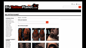 What Bigtattooplanet.com website looked like in 2023 (1 year ago)