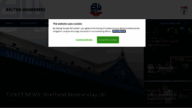 What Bwfc.co.uk website looked like in 2023 (1 year ago)