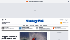 What Bunburymail.com.au website looked like in 2023 (1 year ago)