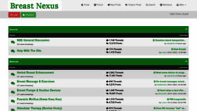 What Breastnexus.com website looked like in 2023 (1 year ago)