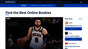 What Bookies.com website looked like in 2023 (1 year ago)
