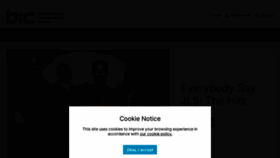What Bic.co.uk website looked like in 2023 (2 years ago)