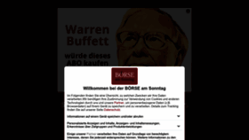 What Boerse-am-sonntag.de website looked like in 2023 (1 year ago)