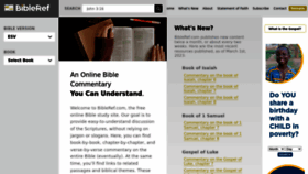 What Bibleref.com website looked like in 2023 (1 year ago)
