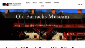 What Barracks.org website looked like in 2023 (1 year ago)
