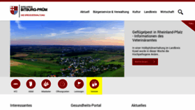 What Bitburg-pruem.de website looked like in 2023 (1 year ago)