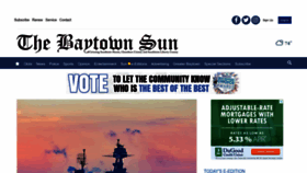 What Baytownsun.com website looked like in 2023 (1 year ago)