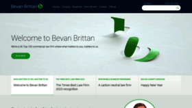 What Bevanbrittan.com website looked like in 2023 (1 year ago)