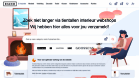 What Biano.nl website looked like in 2023 (3 years ago)