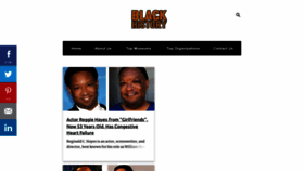 What Blackhistory.com website looked like in 2023 (1 year ago)