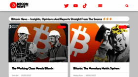 What Bitcoinnews.com website looked like in 2023 (2 years ago)