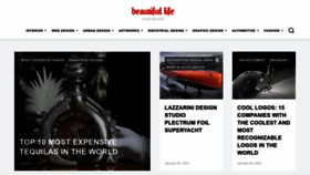 What Beautifullife.info website looked like in 2023 (1 year ago)
