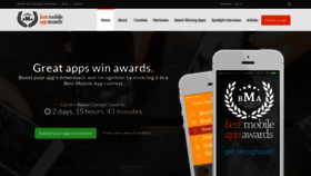 What Bestmobileappawards.com website looked like in 2023 (1 year ago)