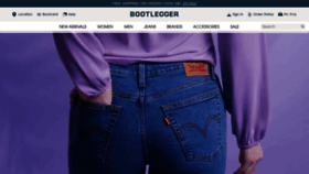What Bootlegger.com website looked like in 2023 (2 years ago)