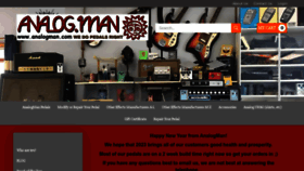 What Buyanalogman.com website looked like in 2023 (1 year ago)