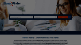 What Biznesfinder.pl website looked like in 2023 (1 year ago)