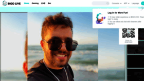 What Bigo.tv website looked like in 2023 (2 years ago)