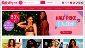 What Belle-lingerie.co.uk website looked like in 2023 (1 year ago)