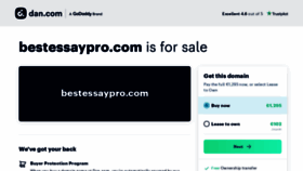 What Bestessaypro.com website looked like in 2023 (1 year ago)