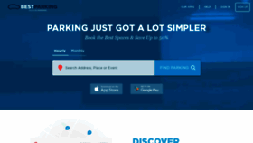 What Bestparking.com website looked like in 2023 (1 year ago)
