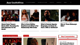 What Buzzsouthafrica.com website looked like in 2023 (1 year ago)
