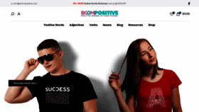 What Boompositive.com website looked like in 2023 (1 year ago)