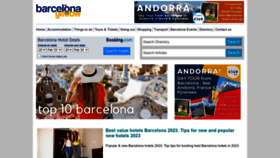 What Barcelonayellow.com website looked like in 2023 (1 year ago)