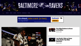 What Baltimoreravens.com website looked like in 2023 (1 year ago)