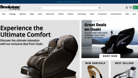 What Brookstone.com website looked like in 2023 (1 year ago)