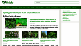 What Bylinkyprovsechny.cz website looked like in 2023 (1 year ago)