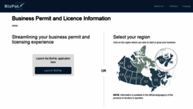 What Bizpal-perle.ca website looked like in 2023 (2 years ago)