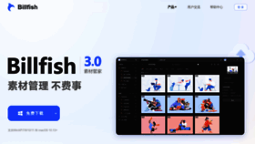 What Billfish.cn website looked like in 2023 (1 year ago)