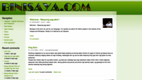What Binisaya.com website looked like in 2023 (1 year ago)