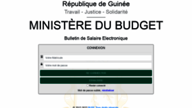What Buse.mbudget.gov.gn website looked like in 2023 (1 year ago)