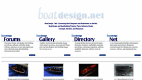 What Boatdesign.net website looked like in 2023 (1 year ago)