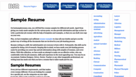 What Bestsampleresume.com website looked like in 2023 (1 year ago)
