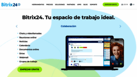 What Bitrix24.es website looked like in 2023 (1 year ago)