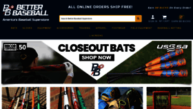 What Betterbaseball.com website looked like in 2023 (1 year ago)