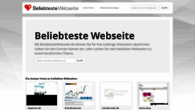 What Beliebtestewebseite.de website looked like in 2023 (1 year ago)