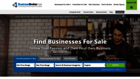 What Businessbroker.net website looked like in 2023 (3 years ago)