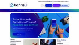 What Banrisul.com.br website looked like in 2023 (1 year ago)