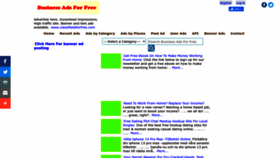 What Businessadsforfree.net website looked like in 2023 (2 years ago)