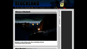 What Block.land website looked like in 2023 (1 year ago)