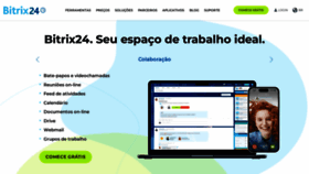 What Bitrix24.com.br website looked like in 2023 (1 year ago)