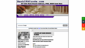 What Bankifsccode.com website looked like in 2023 (2 years ago)